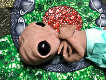 Load image into Gallery viewer, Biracial Full body silicone fantasy alien baby girl