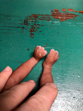 Load image into Gallery viewer, Biracial (African American) super soft Full body fantasy silicone baby girl Didi 8.5” rooted