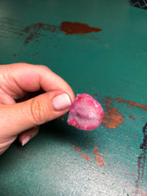 Load image into Gallery viewer, Painted & glazed silicone baby tongue (soft blend platinum cure silicone)