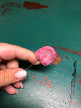 Load image into Gallery viewer, Painted & glazed silicone baby tongue (soft blend platinum cure silicone)