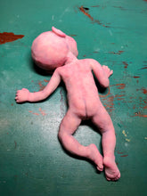 Load image into Gallery viewer, Prototype Full body silicone premature baby Ana in soft blend, asleep