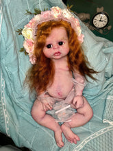 Load image into Gallery viewer, Custom Full body silicone baby girl Rihanna in soft blend with long red hair