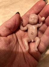 Load image into Gallery viewer, AVAILABLE Blank (unpainted) full body silicone micro kit Zane (baby boy) in super soft blend with 3D skin effect
