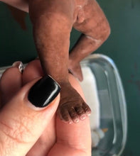 Load image into Gallery viewer, AVAILABLE Biracial full body silicone mini kit Kenzo 8” in super soft blend ROOTED