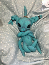 Load image into Gallery viewer, Full body silicone alien squid baby Nova in blue