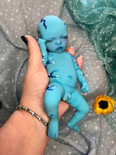 Load image into Gallery viewer, CUSTOM Prototype full body silicone mini kit Kenzo fantasy avatar inspired 8” in super soft blend