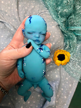 Load image into Gallery viewer, CUSTOM Prototype full body silicone mini kit Kenzo fantasy avatar inspired 8” in super soft blend