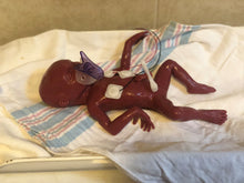 Load image into Gallery viewer, CUSTOM Blank (unpainted) full body silicone kit Hope 12” (baby girl) in ultra premature baby colour in super soft platinum silicone