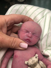 Load image into Gallery viewer, Custom full body silicone mini kit Kenzo 8” as a GIRL in super soft blend with 3D skin effect