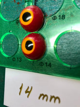 Load image into Gallery viewer, Fantasy Dolls eyes 14 mm (sizes available 8mm - 26mm)