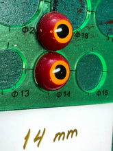 Load image into Gallery viewer, Fantasy Dolls eyes 14 mm (sizes available 8mm - 26mm)