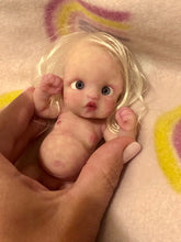 Load image into Gallery viewer, CUSTOM full body silicone mini doll Laney (rooted)