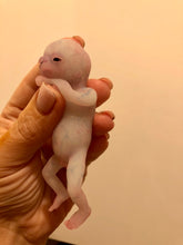 Load image into Gallery viewer, AVAILABLE full body silicone fantasy mini kit Leo( baby boy) in super soft blend glow in the dark- project “I exist!”
