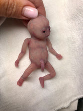 Load image into Gallery viewer, Custom full body silicone mini kit Lia (baby girl) in super soft blend with 3D skin effect - project “I exist!”