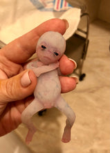 Load image into Gallery viewer, AVAILABLE full body silicone fantasy mini kit Leo( baby boy) in super soft blend glow in the dark- project “I exist!”