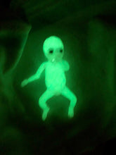 Load image into Gallery viewer, AVAILABLE full body silicone fantasy mini kit Leo( baby boy) in super soft blend glow in the dark- project “I exist!”