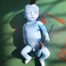 Load image into Gallery viewer, CUSTOM full body silicone mini kit Kenzo fantasy avatar inspired 8” in super soft blend (rooted)