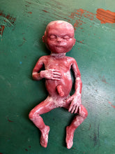 Load image into Gallery viewer, Custom full body silicone vernix baby girl Hope 12” (ultra premature baby) in soft platinum silicone