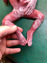 Load image into Gallery viewer, Custom full body silicone vernix baby girl Hope 12” (ultra premature baby) in soft platinum silicone