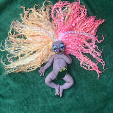Load image into Gallery viewer, AVAILABLE full body silicone Sad Clown Prada 11.5” (baby girl) in biracial colour in super soft platinum silicone