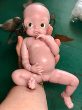Load image into Gallery viewer, Blank (unpainted) full body silicone Willow 10” (baby girl) in soft blend in strawberry & cream skin colour