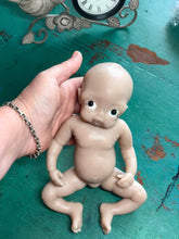Load image into Gallery viewer, Blank (unpainted) full body silicone Willow 10” (baby girl) in soft blend in biracial skin colour