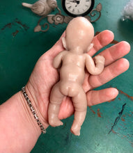 Load image into Gallery viewer, Blank (unpainted) full body silicone Laney 6” (baby girl) in soft blend in biracial skin colour