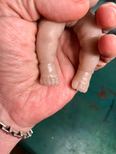 Load image into Gallery viewer, Blank (unpainted) full body silicone Laney 6” (baby girl) in soft blend in biracial skin colour