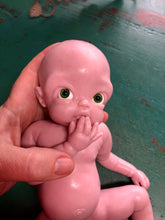 Load image into Gallery viewer, Blank (unpainted) full body silicone Willow 10” (baby girl) in soft blend in strawberry & cream skin colour