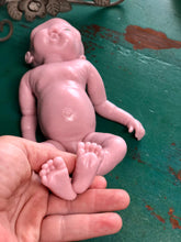 Load image into Gallery viewer, Blank (unpainted) full body silicone Willow 10” (baby girl) in soft blend in strawberry & cream skin colour