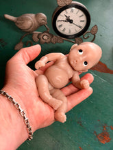 Load image into Gallery viewer, Blank (unpainted) full body silicone Laney 6” (baby girl) in soft blend in biracial skin colour