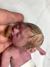 Load image into Gallery viewer, Super detailed Full body silicone premature baby Sunshine in soft blend 9”