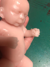 Load image into Gallery viewer, AVAILABLE Blank (unpainted) full body silicone mini kit Jasmine 5” in super soft blend with 3D skin effect