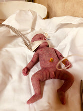 Load image into Gallery viewer, CUSTOM full body silicone mini kit Kenzo 8” GIRL in super soft blend with 3D skin effect BALD