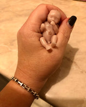 Load image into Gallery viewer, AVAILABLE Blank (unpainted) full body silicone micro kit Zane (baby boy) in super soft blend with 3D skin effect