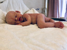 Load image into Gallery viewer, Prototype full body silicone baby girl Isabella 18” in super super soft blend (with tongue) NO HAIR