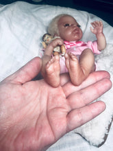 Load image into Gallery viewer, AVAILABLE Reborn mini baby Katie by Marita Winters