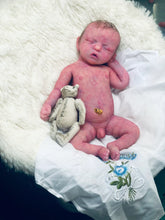 Load image into Gallery viewer, Custom full body silicone mini kit Kenzo 8” in super soft blend with 3D skin effect ROOTED