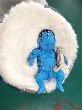 Load image into Gallery viewer, AVAILABLE Prototype full body silicone avatar inspired baby girl Vikki 8” in soft blend