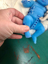 Load image into Gallery viewer, AVAILABLE Prototype full body silicone avatar inspired baby girl Vikki 8” in soft blend