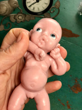 Load image into Gallery viewer, Blank (unpainted) full body silicone Laney 6” (baby girl) in soft blend in strawberry & cream skin colour