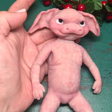 Load image into Gallery viewer, AVAILABLE full body fantasy silicone mini baby Kalista in super soft blend with 3D skin effect