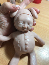 Load image into Gallery viewer, Full body silicone baby rabbit 9"
