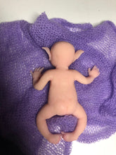 Load image into Gallery viewer, Full body silicone mini fantasy baby girl Toni 6.5"