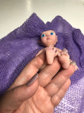 Load image into Gallery viewer, Full body silicone mini fantasy baby girl Toni 6.5"