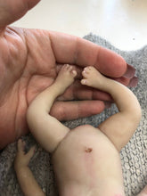 Load image into Gallery viewer, Full body silicone mini fantasy baby girl Toni 6.5"