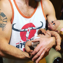 Load image into Gallery viewer, Biracial white hair Full body silicone baby Rihanna sculpt 20"