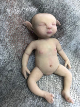 Load image into Gallery viewer, Full body silicone mini fantasy baby girl Toni 6.5"