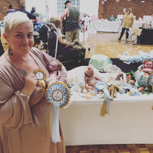 Load image into Gallery viewer, Award winning Full body silicone premature baby in soft blend awake 12"