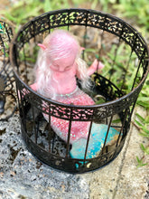 Load image into Gallery viewer, Custom Awake Full body silicone mermaid baby 10" (pinkish tail with sparkles)